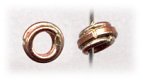 Handmade Java Copper 5mm Three Ring Spacer Bead * 20 Beads (image for) Handmade Java Copper 5mm Three Ring Spacer Bead * 20 Beads