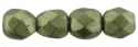 (image for) Czech Fire Polish 2mm-Sueded Gold Fern