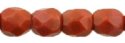 (image for) Czech Fire Polish 3mm-Umber Brown Opaque
