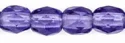(image for) Czech Fire Polish 3mm-Tanzanite Transparent