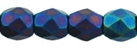 (image for) Czech Fire Polish 3mm-Iris Blue Matte