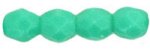 Czech Fire Polish 3mm-Green Turquoise Opaque (image for) Czech Fire Polish 3mm-Green Turquoise Opaque