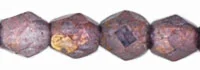 (image for) Czech Fire Polish 4mm-Stone Amethyst Luster