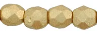 (image for) Czech Fire Polish 3mm-Matte Metallic Flax