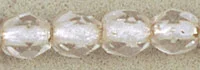 (image for) Czech Fire Polish 3mm-Crystal Silver Lined