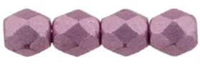 (image for) Czech Fire Polish 4mm-Sueded Gold Orchid