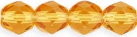 (image for) Czech Fire Polish 4mm-Medium Topaz Transparent