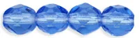 (image for) Czech Fire Polish 4mm-Sapphire Transparent