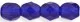 (image for) Czech Fire Polish 4mm-Cobalt Blue Transparent