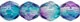 (image for) Czech Fire Polish 4mm-Dual Coat Pink/Blue