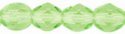 (image for) Czech Fire Polish 4mm-Lime Green Transparent