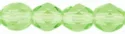(image for) Czech Fire Polish 4mm-Lime Green Transparent