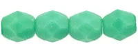 (image for) Czech Fire Polish 4mm-Opaque Turquoise