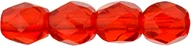 (image for) Czech Fire Polish 4mm-Siam Ruby Transparent