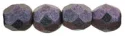 (image for) Czech Fire Polish 4mm-Polychrome Orchid Aqua