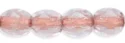 (image for) Czech Fire Polish 4mm-Light Sapphire Copper Lined