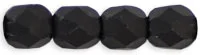 (image for) Czech Fire Polish 4mm-Jet Black Matte Opaque