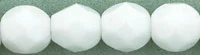 (image for) Czech Fire Polish 6mm-Opaque White