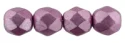 (image for) Czech Fire Polish 6mm-Sueded Gold Orchid