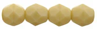(image for) Czech Fire Polish 6mm-Opaque Light Beige