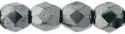 (image for) Czech Fire Polish 6mm-Hematite