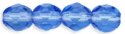 (image for) Czech Fire Polish 6mm-Sapphire Transparent