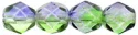 (image for) Czech Fire Polish 6mm-Dual Coat Blueberry/Green Tea