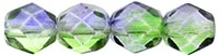 (image for) Czech Fire Polish 6mm-Dual Coat Blueberry/Green Tea