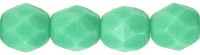 (image for) Czech Fire Polish 6mm-Green Turquoise - Click Image to Close