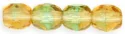 (image for) Czech Fire Polish 6mm-Topaz - Green Transparent