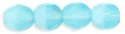 (image for) Czech Fire Polish 6mm-Milky Aquamarine