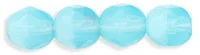(image for) Czech Fire Polish 6mm-Milky Aquamarine