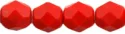 (image for) Czech Fire Polish 6mm-Opaque Red