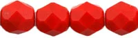 (image for) Czech Fire Polish 6mm-Opaque Red