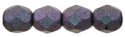 (image for) Czech Fire Polish 6mm-Polychrome Orchid Aqua