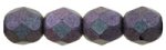(image for) Czech Fire Polish 6mm-Polychrome Orchid Aqua