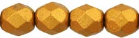 (image for) Czech Fire Polish 6mm-Matte Metallic Goldenrod