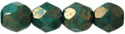 (image for) Czech Fire Polish 6mm-Persian Turquoise Moon Dust