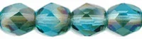 (image for) Czech Fire Polish 6mm-Aquamarine Celsian