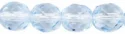 (image for) Czech 8mm Fire Polish Round - Light Sapphire Transparent