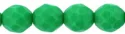(image for) Czech 8mm Fire Polish Round - Grass Green