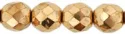 (image for) Czech 8mm Fire Polish Round - Bronze