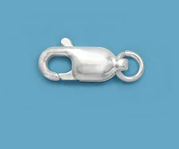 (image for) Sterling Silver Filled - 10x4mm Lobster Clasp with Ring * Package of 3 Clasps