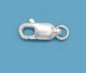 (image for) Sterling Silver Filled - 10x4mm Lobster Clasp with Ring * Package of 3 Clasps