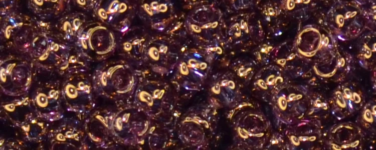 (image for) TOHO 11/o Round-Amethyst Gold Luster. 11T202