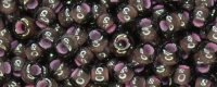 TOHO 11/o Round-Pink Lined Black Diamond. 11T367 (image for) TOHO 11/o Round-Pink Lined Black Diamond. 11T367