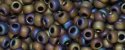 (image for) TOHO 11/o Round-Brown Iris Metallic Matte. 11T615