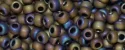 (image for) TOHO 11/o Round-Brown Iris Metallic Matte. 11T615