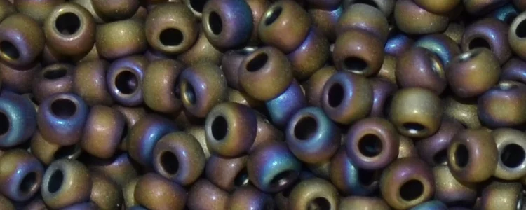 (image for) TOHO 11/o Round-Brown Iris Metallic Matte. 11T615