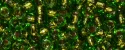 (image for) TOHO 11/o Round-Copper Lined Olivine Transparent. 11T742